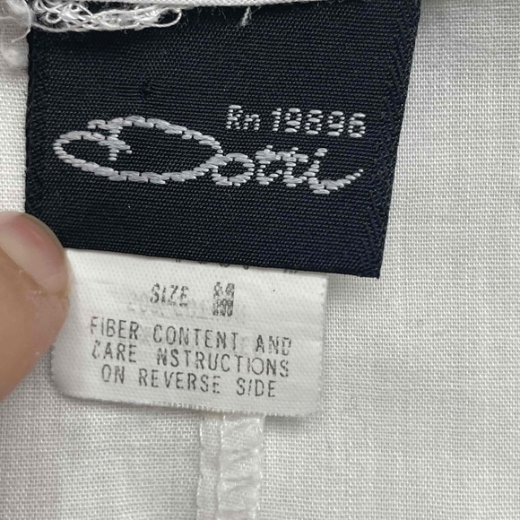 Vintage Dotti Geometric Oversized Long Wide Button Down Shirt medium batwing - Picture 6 of 10